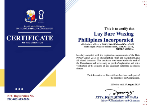 Registration Certificate